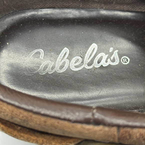 Cabela's Brown Leather Mule Western Shoes Size 9 MCA7007K - Picture 6 of 6